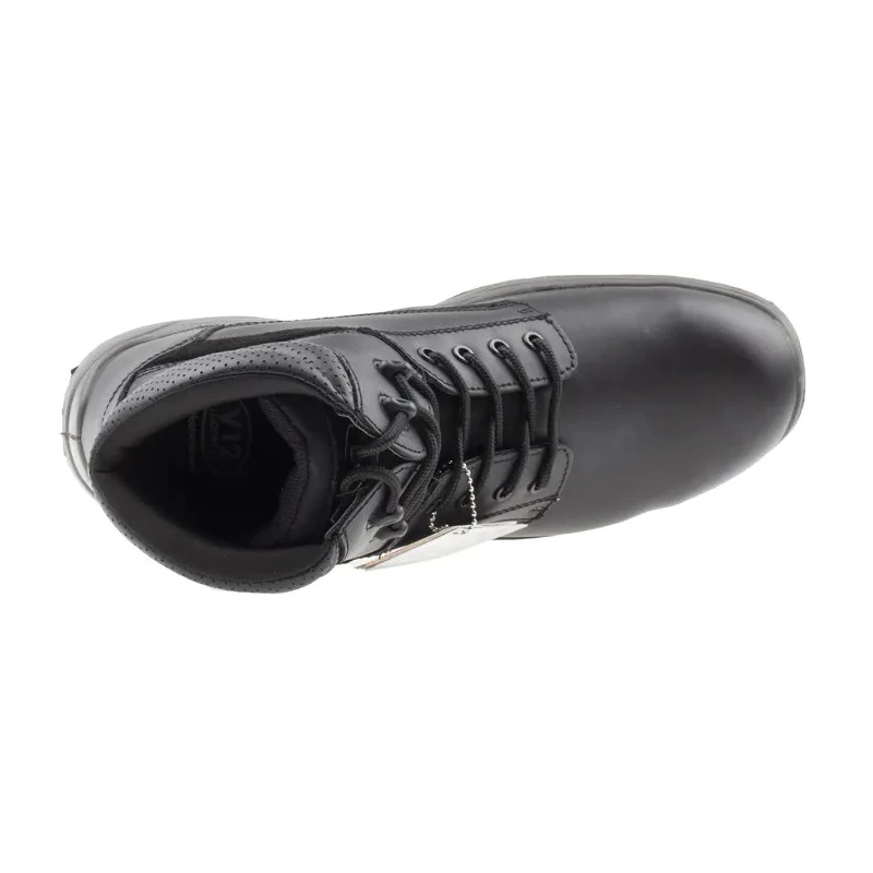 V12 Footwear Bison Black Composite Toe Safety Boots, Size 12 UK (EU 47), EN ISO 20345:2011 S3 HRO SRC, Leather VR600.01/12