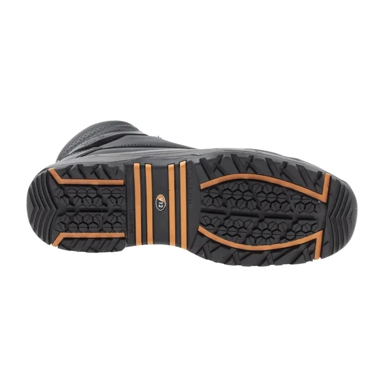 V12 Footwear Bison Black Composite Toe Safety Boots, Size 12 UK (EU 47), EN ISO 20345:2011 S3 HRO SRC, Leather VR600.01/12