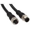 ABB Jokab M12-C334 Series Connecting Cable, 3m Length, For Eden AS-i/Eden DYN, PVC Jacket, 2TLA020056R5100 M12-C334