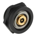 RS PRO Straight Panel Mount Magnetic Connector 2 Way, Solder, IP67, Copper Alloy, Gold Plating, GT193