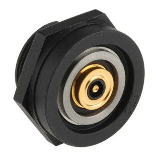 RS PRO Straight Panel Mount Magnetic Connector 2 Way, Solder, IP67, Copper Alloy, Gold Plating, GT193