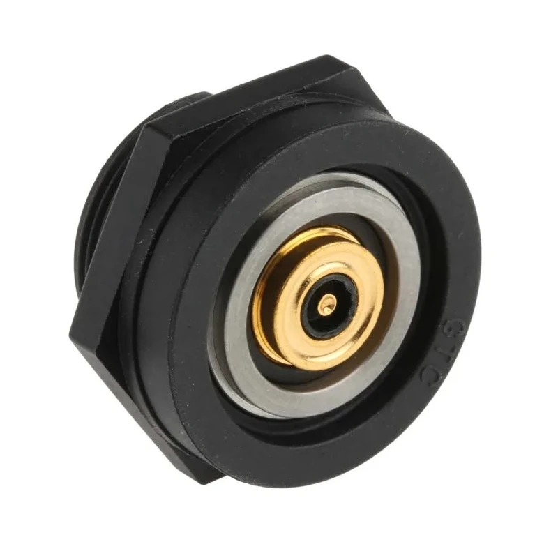 RS PRO Straight Panel Mount Magnetic Connector 2 Way, Solder, IP67, Copper Alloy, Gold Plating, GT193