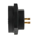 RS PRO Straight Panel Mount Magnetic Connector 2 Way, Solder, IP67, Copper Alloy, Gold Plating, GT193
