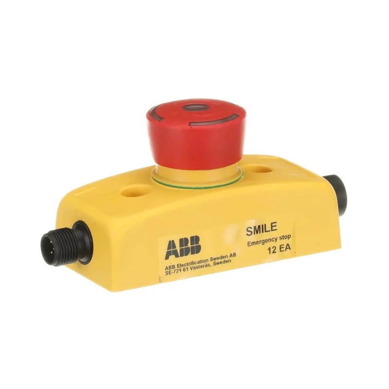 ABB Jokab Turn Release Illuminated Emergency Stop Push Button, Surface Mount, 32.2 mm Cutout, 2 2TLA030051R0200 Smile 12 EA
