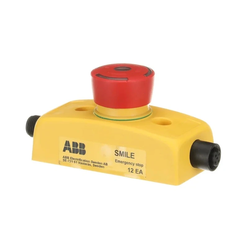 ABB Jokab Turn Release Illuminated Emergency Stop Push Button, Surface Mount, 32.2 mm Cutout, 2 2TLA030051R0200 Smile 12 EA