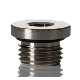 RS PRO G Nitrile Rubber (NBR) Plug Fitting 176-1049, M5–1 in, BSPT/BSPP/Metric/NPTF, Max Pressure 150 bar, Length 11 mm