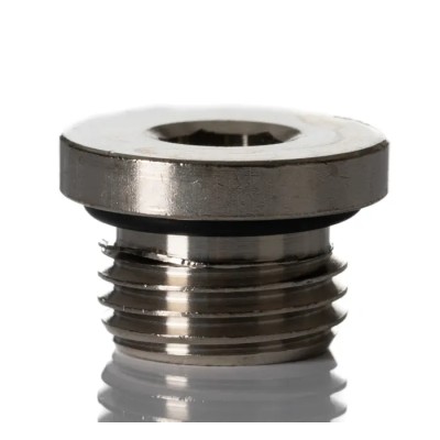 RS PRO G Nitrile Rubber (NBR) Plug Fitting 176-1049, M5–1 in, BSPT/BSPP/Metric/NPTF, Max Pressure 150 bar, Length 11 mm