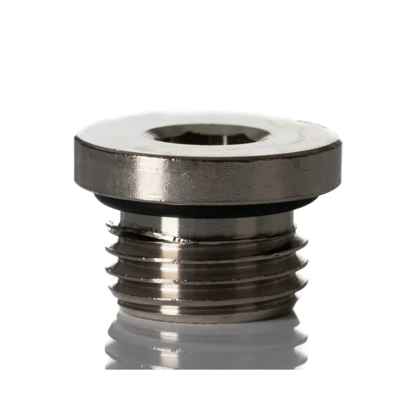 RS PRO G Nitrile Rubber (NBR) Plug Fitting 176-1049, M5–1 in, BSPT/BSPP/Metric/NPTF, Max Pressure 150 bar, Length 11 mm