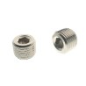 RS PRO Nickel Plated Brass Plug Fitting M5 to 1 Inch, Thread Standard R, NPTF/BSPP/BSPT/Metric, 150 Bar Max 176-1057