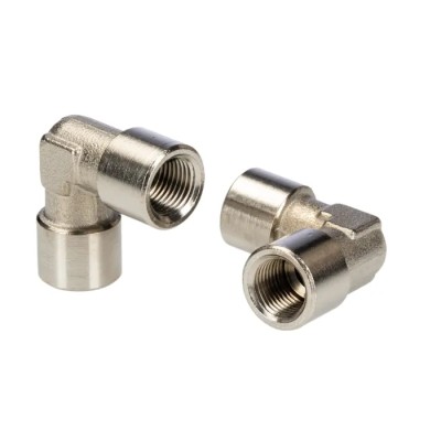 RS PRO Brass 90° Threaded Fitting, Female 1/8 in to Female 1/8 in, 150 Bar Pressure 176-1079