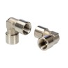 RS PRO Brass 90° Threaded Fitting, Female 1/8 in to Female 1/8 in, 150 Bar Pressure 176-1079