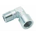 RS PRO Brass 90° Threaded Male to Female Pipe Fitting 3/8 in, 75 bar, Nickel Plated 176-1086