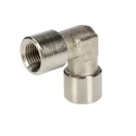 RS PRO Brass 90° Threaded Fitting, Female 1/8 in to Female 1/8 in, 150 Bar Pressure 176-1079