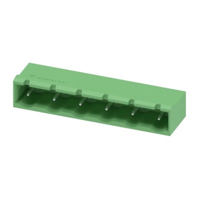 Phoenix Contact GMSTBA 2.5/6-G-7.62 Series Pluggable Terminal Block 6-Contact 7.62 mm Pitch Right Angle Female 630V 1766275