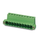 Phoenix Contact IC 2.5/8-STGF-5.08 Series Pluggable Terminal Block, 8 Contacts, 5.08 mm Pitch, 1 Row, Polyamide 1825569
