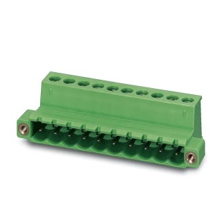 Phoenix Contact IC 2.5/8-STGF-5.08 Series Pluggable Terminal Block, 8 Contacts, 5.08 mm Pitch, 1 Row, Polyamide 1825569