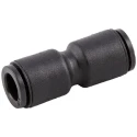 RS PRO Technopolymer Pneumatic Fitting, Straight Tube-to-Tube Adaptor, Push-In, 6 mm, 20 bar, -20°C to 80°C, Nickel 176-1406