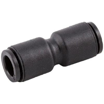 RS PRO Technopolymer Pneumatic Fitting, Straight Tube-to-Tube Adaptor, Push-In, 6 mm, 20 bar, -20°C to 80°C, Nickel 176-1406