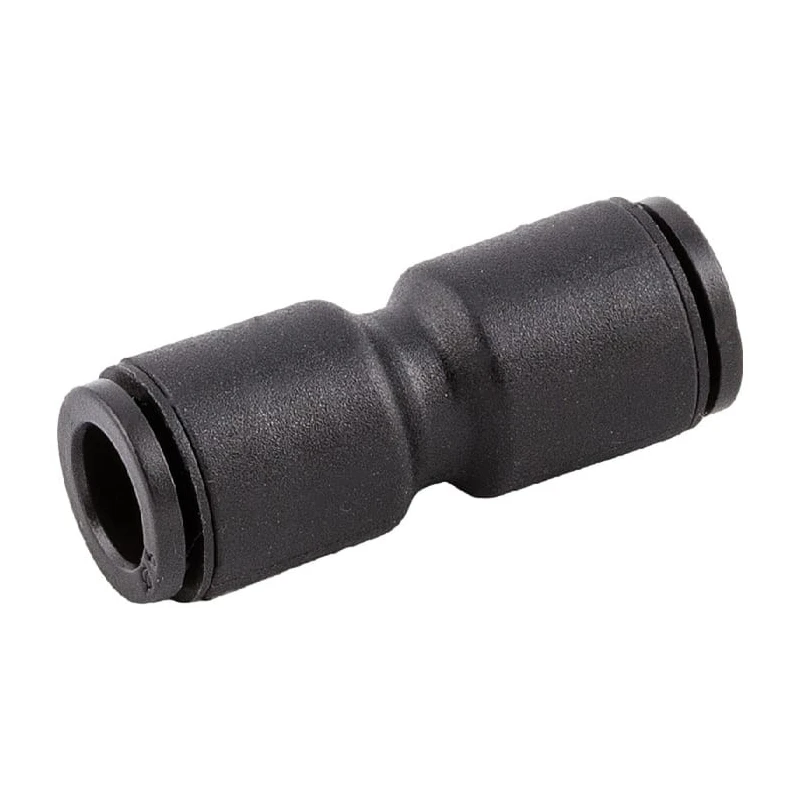 RS PRO Technopolymer Pneumatic Fitting, Straight Tube-to-Tube Adaptor, Push-In, 6 mm, 20 bar, -20°C to 80°C, Nickel 176-1406