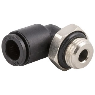 RS PRO Pneumatic Fitting 4mm Push-in Male R 1/4 in Technopolymer Nickel Finish 176-1414