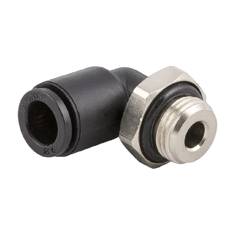 RS PRO Pneumatic Fitting 4mm Push-in Male R 1/4 in Technopolymer Nickel Finish 176-1414