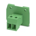 Phoenix Contact Pluggable Terminal Block, 2-Contact, 7.62 mm Pitch, 1 Row, Polyamide Housing, 8A, Green, DFK-PC 1840557