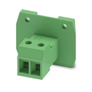 Phoenix Contact Pluggable Terminal Block, 2-Contact, 7.62 mm Pitch, 1 Row, Polyamide Housing, 8A, Green, DFK-PC 1840557
