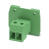 Phoenix Contact Pluggable Terminal Block, 2-Contact, 7.62 mm Pitch, 1 Row, Polyamide Housing, 8A, Green, DFK-PC 1840557