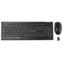 Cherry Wireless Keyboard & Mouse Set QWERTY, USB, Optical Mouse, NiMH Battery JD-0410DE-2