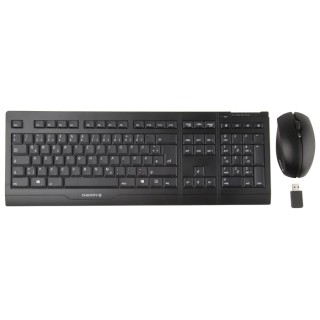 Cherry Wireless Keyboard & Mouse Set QWERTY, USB, Optical Mouse, NiMH Battery JD-0410DE-2