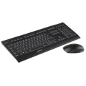 Cherry Wireless Keyboard & Mouse Set QWERTY, USB, Optical Mouse, NiMH Battery JD-0410DE-2