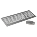 Cherry Wireless Standard Keyboard & Mouse Set, White, QWERTZ Layout, USB, Ultra-flat, Built-in USB Hub JD-0310DE