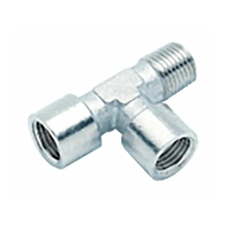 RS PRO Brass Tee Threaded Adapter, Female 1/4 in × Female 1/4 in, Max 100 bar, 176-1072