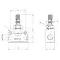 RS PRO Flow Controller Flow Regulator, 10 bar, -20°C to 80°C, 176-1757