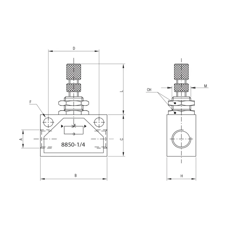 RS PRO Flow Controller Flow Regulator, 10 bar, -20°C to 80°C, 176-1757