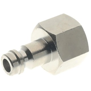 RS PRO Nickel Plated Brass Coupler Nipple, 1/8 in Male ISO 228 Class A, 0.13in Hose Barb, 12 Bar, 80°C 176-1946