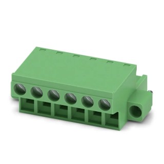 Phoenix Contact FRONT-MSTB 2.5/6-STF-5.08 Series Pluggable Terminal Block, 6-Contact, 5.08 mm Pitch, 320V, Female 1777840
