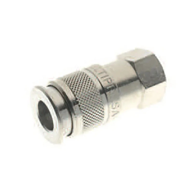 RS PRO Nickel Plated Brass Quick Air Coupling 1/2 in Female BSP 12mm, Maximum Operating Pressure 16 bar, 176-1938