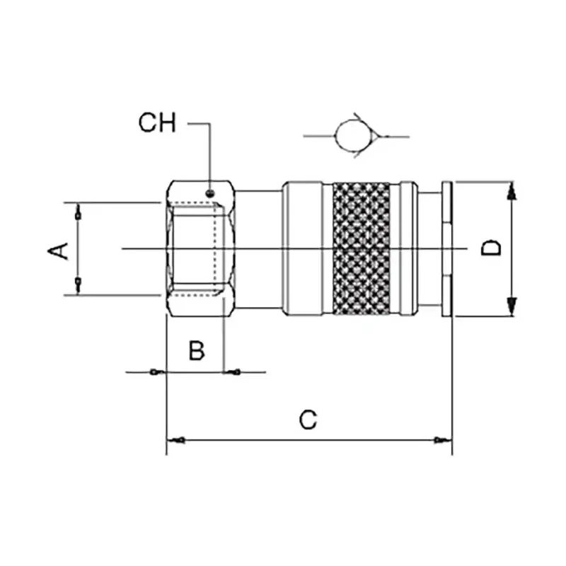 RS PRO Nickel Plated Brass Quick Air Coupling 1/2 in Female BSP 12mm, Maximum Operating Pressure 16 bar, 176-1938