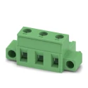 Phoenix Contact Pluggable Terminal Block, 3-Contact, 7.62 mm Pitch, 1 Row, Screw Connection, Polyamide, Female 1858772