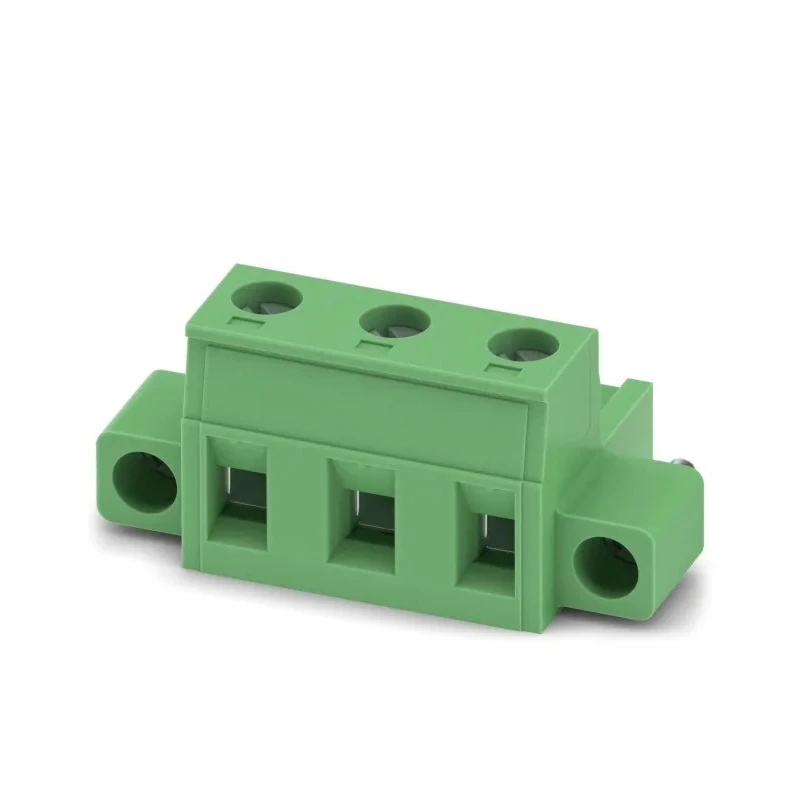 Phoenix Contact Pluggable Terminal Block, 3-Contact, 7.62 mm Pitch, 1 Row, Screw Connection, Polyamide, Female 1858772