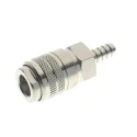 RS PRO Nickel Plated Brass Quick Air Coupling Male ISO 228 Class A, Hose Barb 8mm 16 bar 80°C 176-1923
