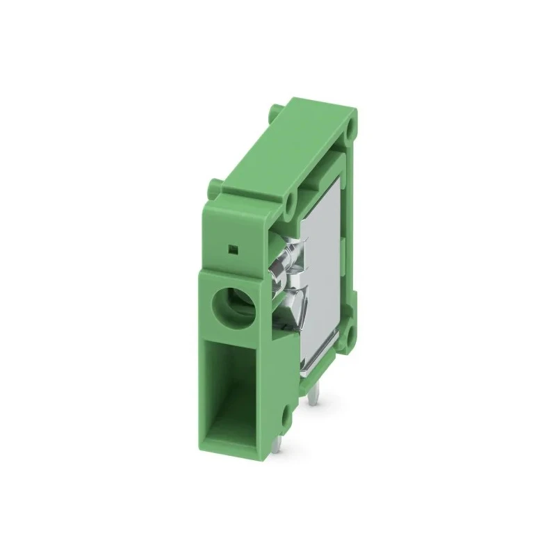 Phoenix Contact FRONT 4-H-6.35 Series Straight Wave Soldering Mount PCB Terminal Block, 1 Contact, 32A, 320V, 6.35mm 1703050
