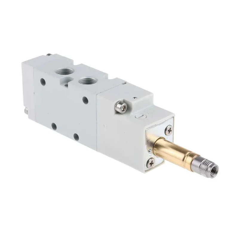 RS PRO Pneumatic Solenoid Valve 5/2 Monostable Solenoid Aluminium Body, G 1/8 in Port, 10 bar, 2W, 01V Series 176-2115