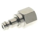RS PRO Nickel Plated Brass Coupler Nipple Male 1/4in Thread, 0.25in Barb, 12 bar, -20°C to 80°C 176-1962