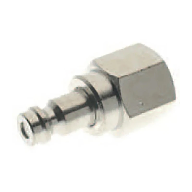RS PRO Nickel Plated Brass Coupler Nipple Male 1/4in Thread, 0.25in Barb, 12 bar, -20°C to 80°C 176-1962