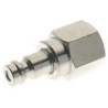 RS PRO Nickel Plated Brass Coupler Nipple Male 1/4in Thread, 0.25in Barb, 12 bar, -20°C to 80°C 176-1962