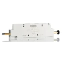 RS PRO Pneumatic Solenoid Valve 1/2 Inch Port, 5/3 PC, G Thread, Aluminium Body, 10 Bar, Single Solenoid, Model 176-2124