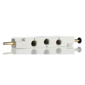 RS PRO Pneumatic Solenoid Valve 1/2 Inch Port, 5/3 PC, G Thread, Aluminium Body, 10 Bar, Single Solenoid, Model 176-2124
