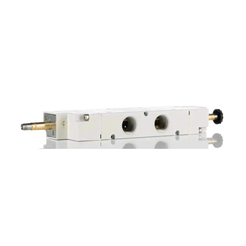 RS PRO Pneumatic Solenoid Valve 1/2 Inch Port, 5/3 PC, G Thread, Aluminium Body, 10 Bar, Single Solenoid, Model 176-2124